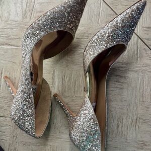 Badgley Mischka Sequin Heels – Size 8.5 ✨